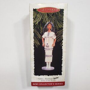 Hallmark Keepsake Ornament - Dolls of the World Native American Series #1 1996